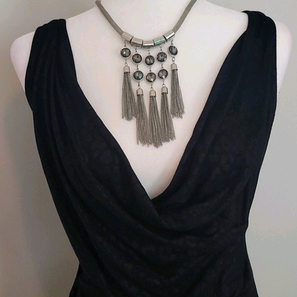 Elie Tahari black drape dress - Picture 2 of 5